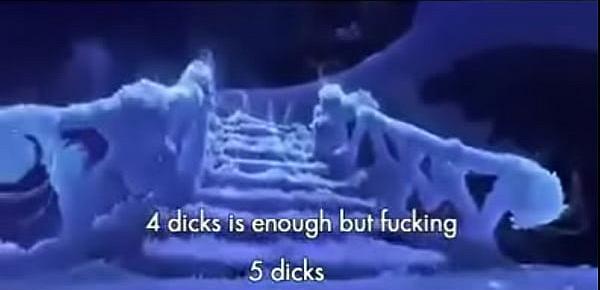 ELSA SCREMING BECAUSE OF THE MULTIPLE DICK IN HER ASS
